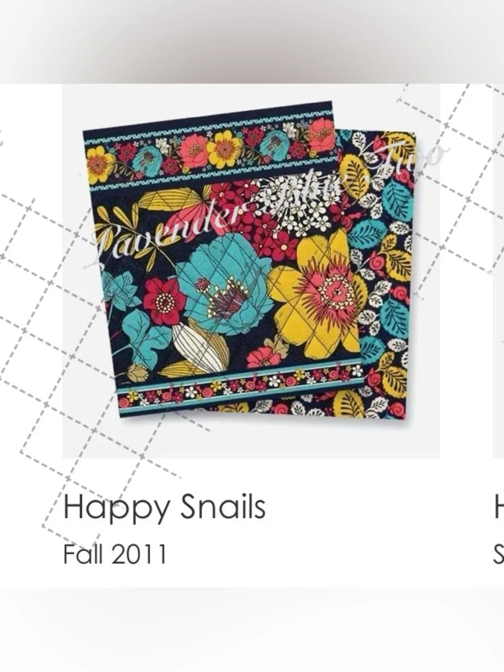 VERA BRADLEY Happy Snails 2011Large Laptop Backpack Floral Y2K Orange Yellowl